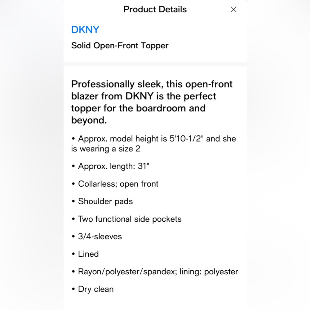 Dkny Solid Open-Front Topper Jacket - image 7